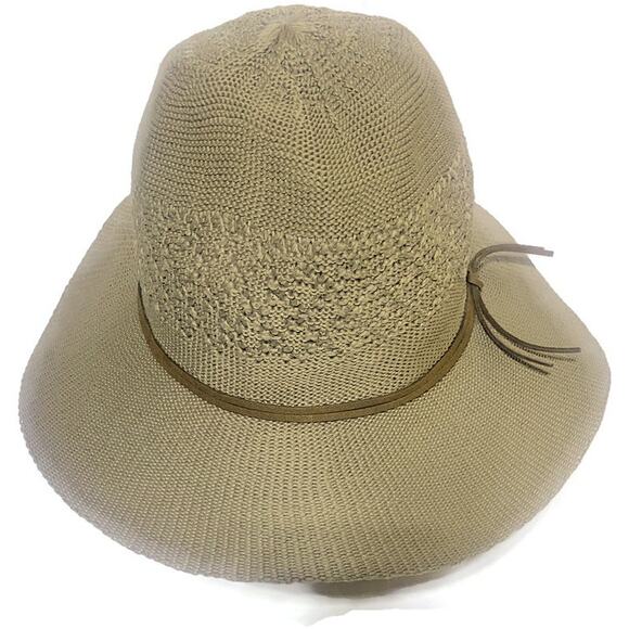 David and Young D&Y Floppy Brown Panama Hat Packable Wide Brim - Picture 6 of 8